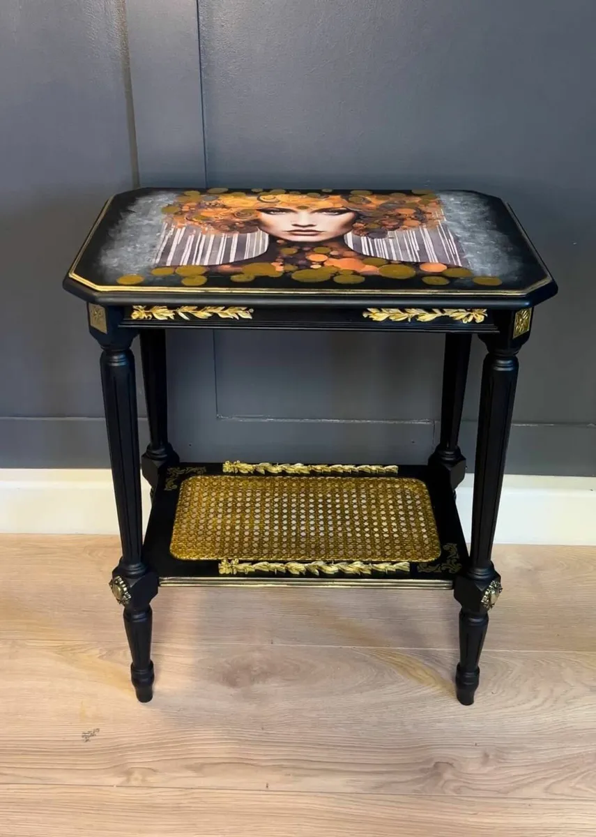 Gilded Muse Side Table - Image 1