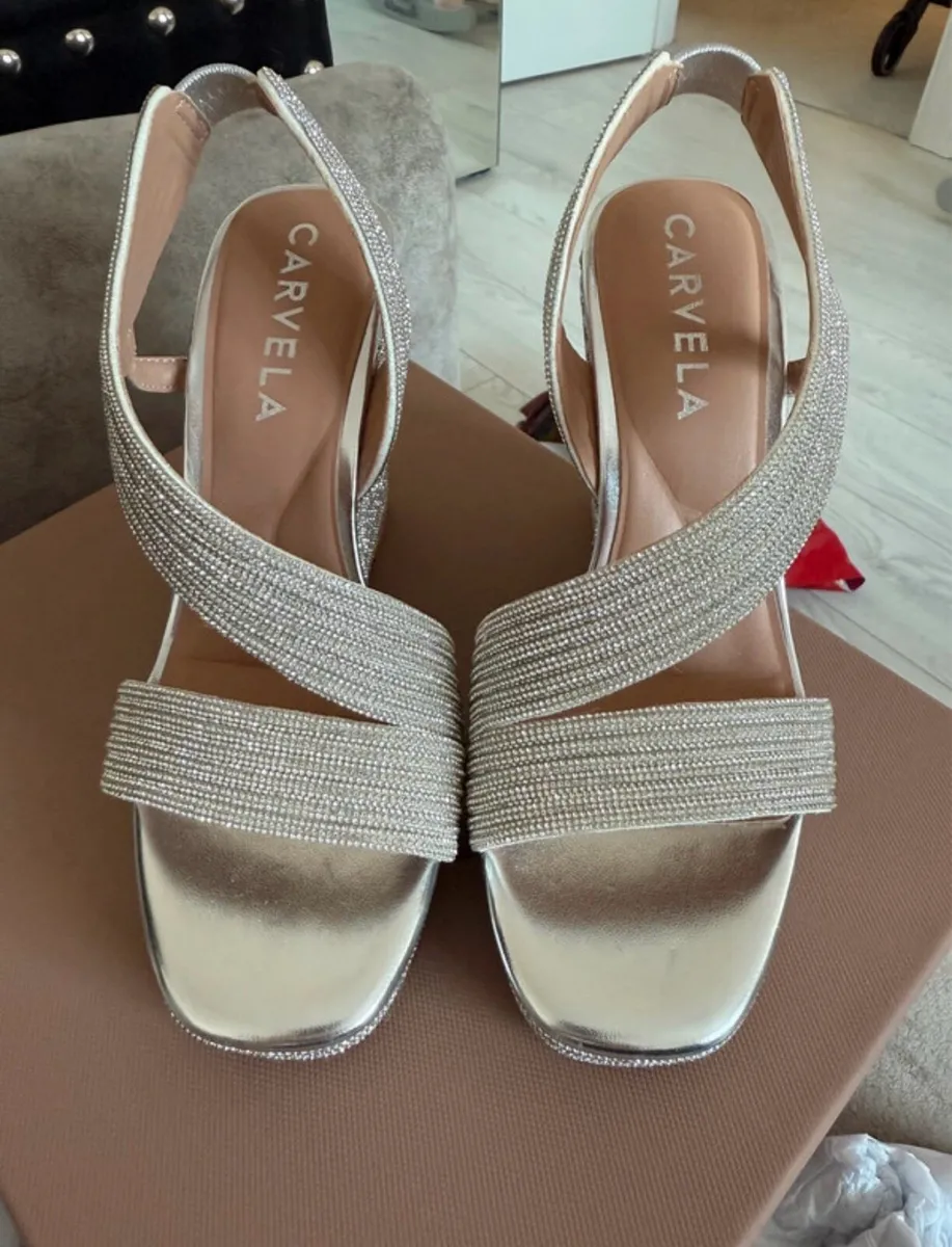 Carvela Silver Wedge - Image 2