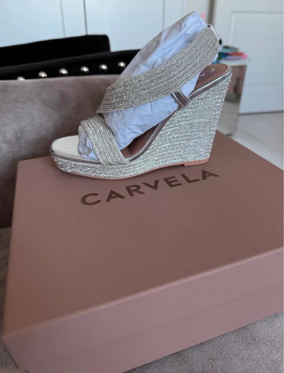 Carvela Silver Wedge - Image 4