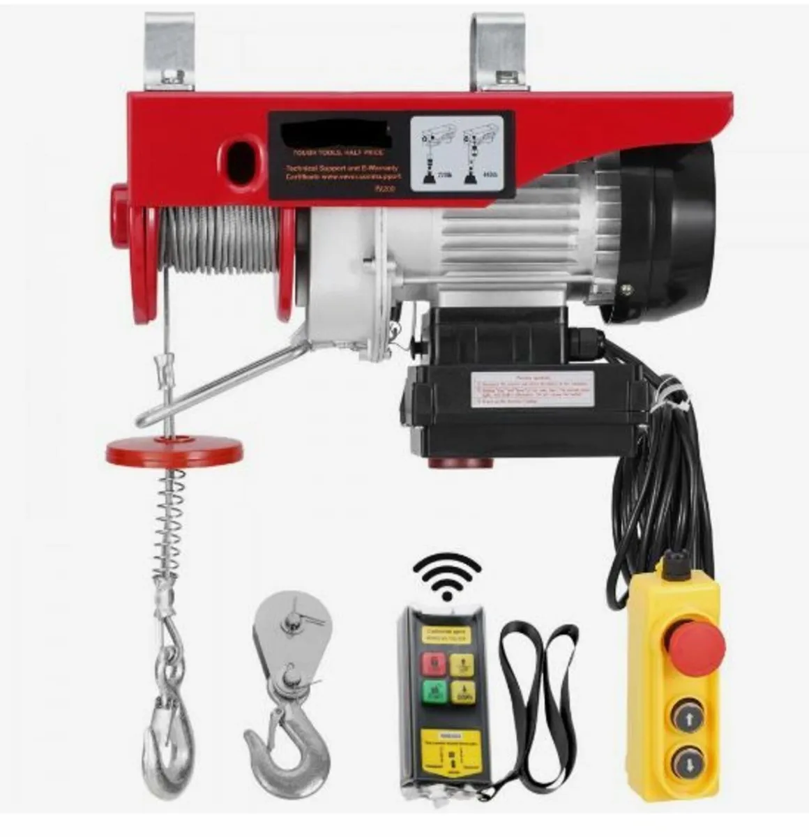 Electric Hoist Crane Winch 440 lbs 328 ft - Image 1