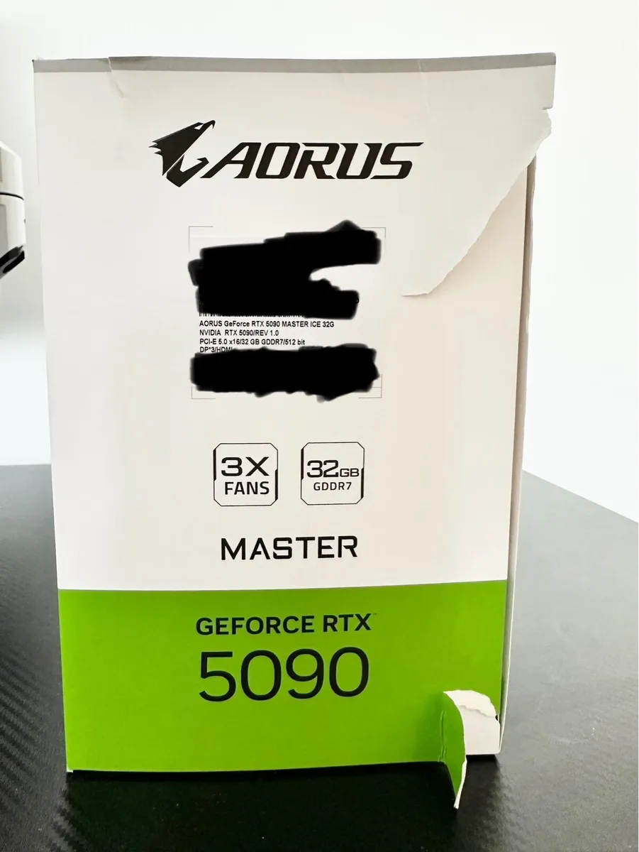 RTX 5090 AORUS MASTER ICE 32G + Extras - Image 2