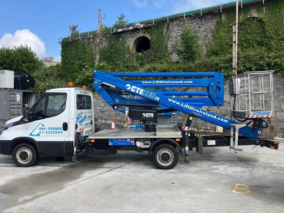 Van mounted lift 20mtr on Iveco Daily - Image 4