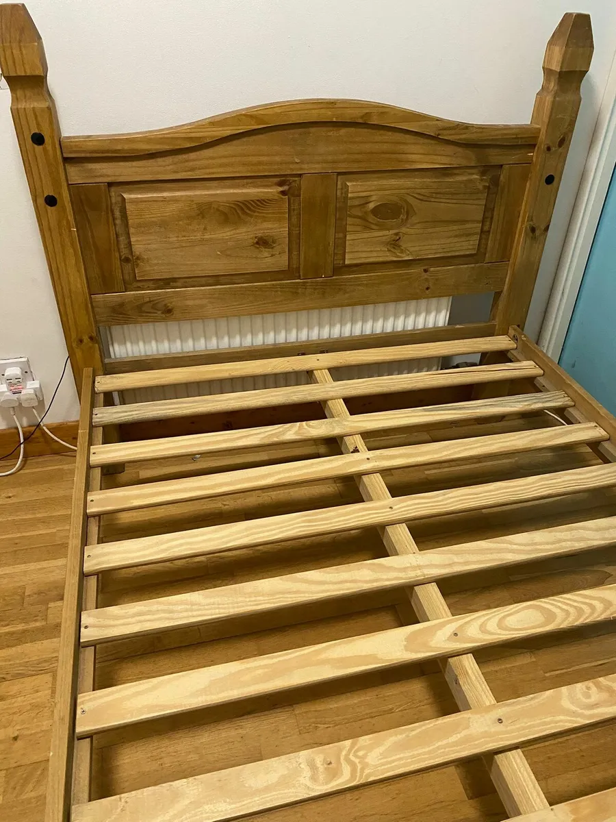 Double bed frame 4ft - Image 1