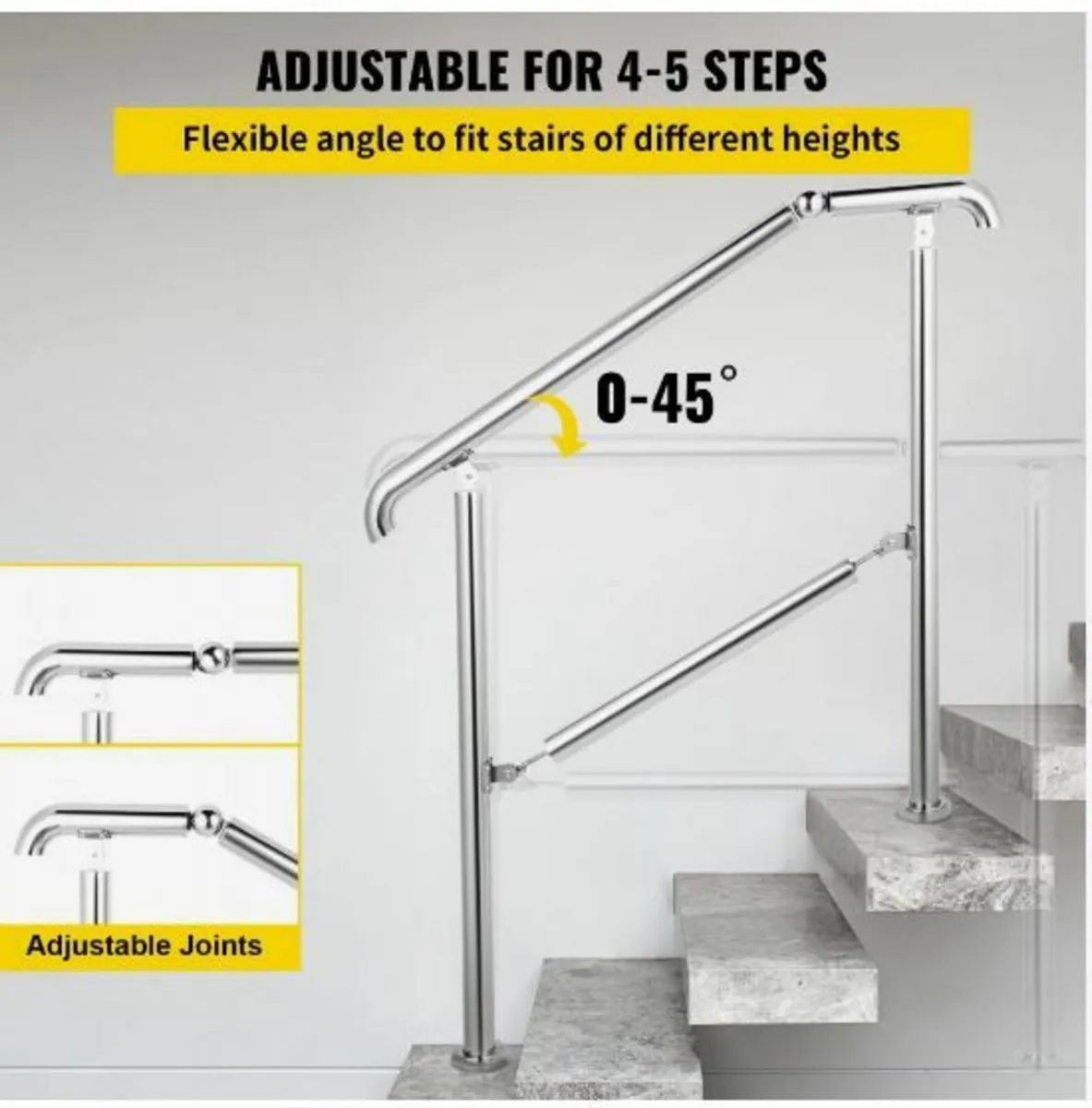 5 Step Railing Stainless Steel - Image 3