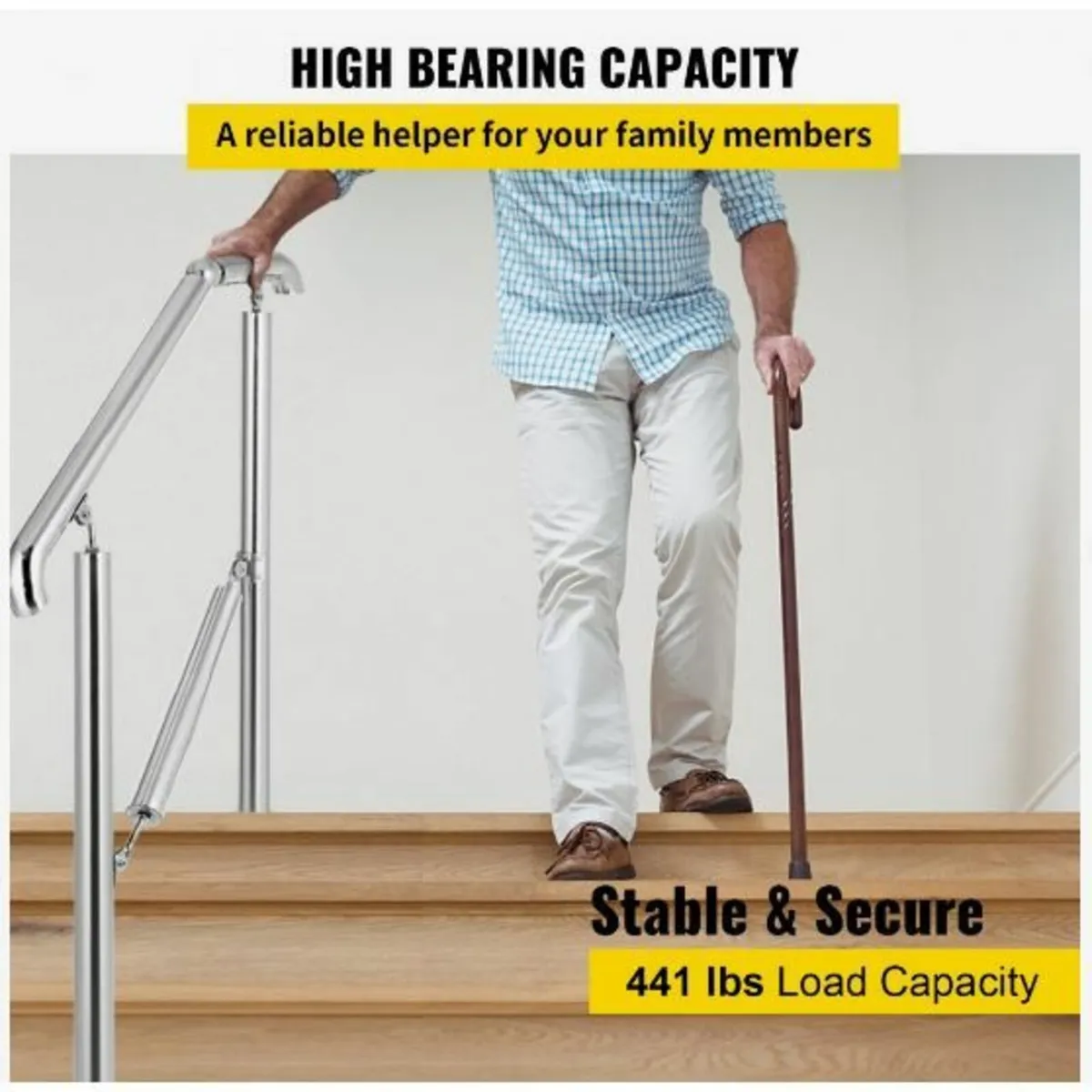 5 Step Railing Stainless Steel - Image 4