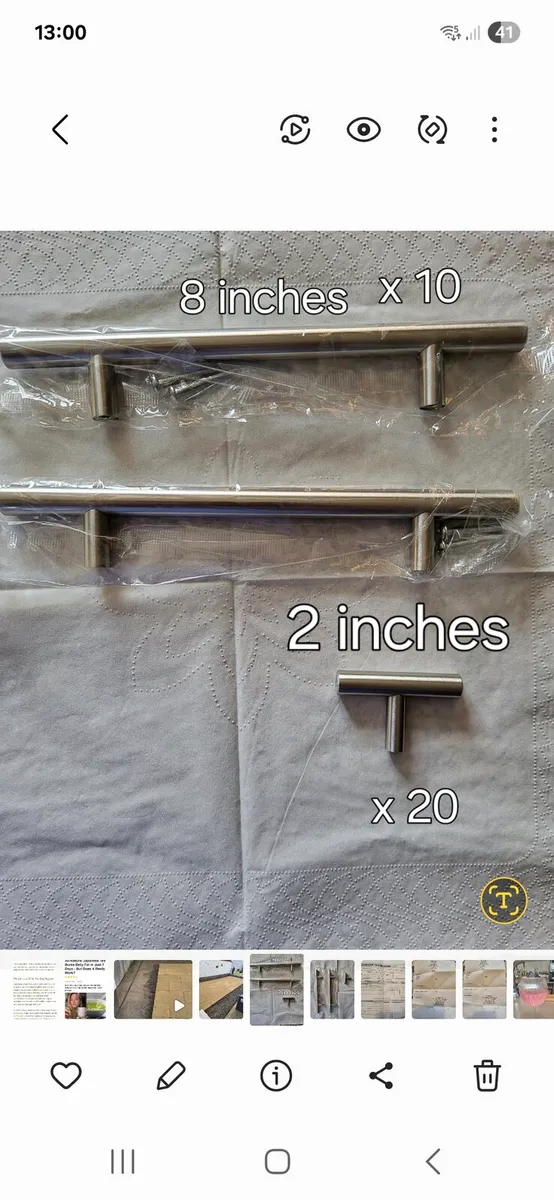 Handles for kitchen cabinets