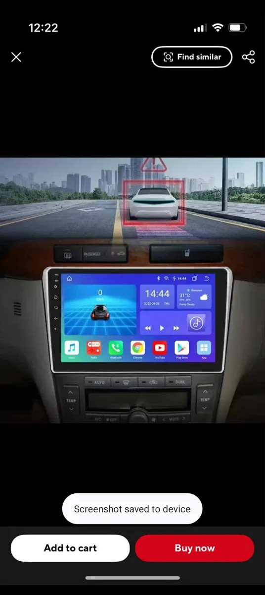 TOYOTA AVENSIS TOUCH SCREEN 9" SCREEN CAR PLAY - Image 2