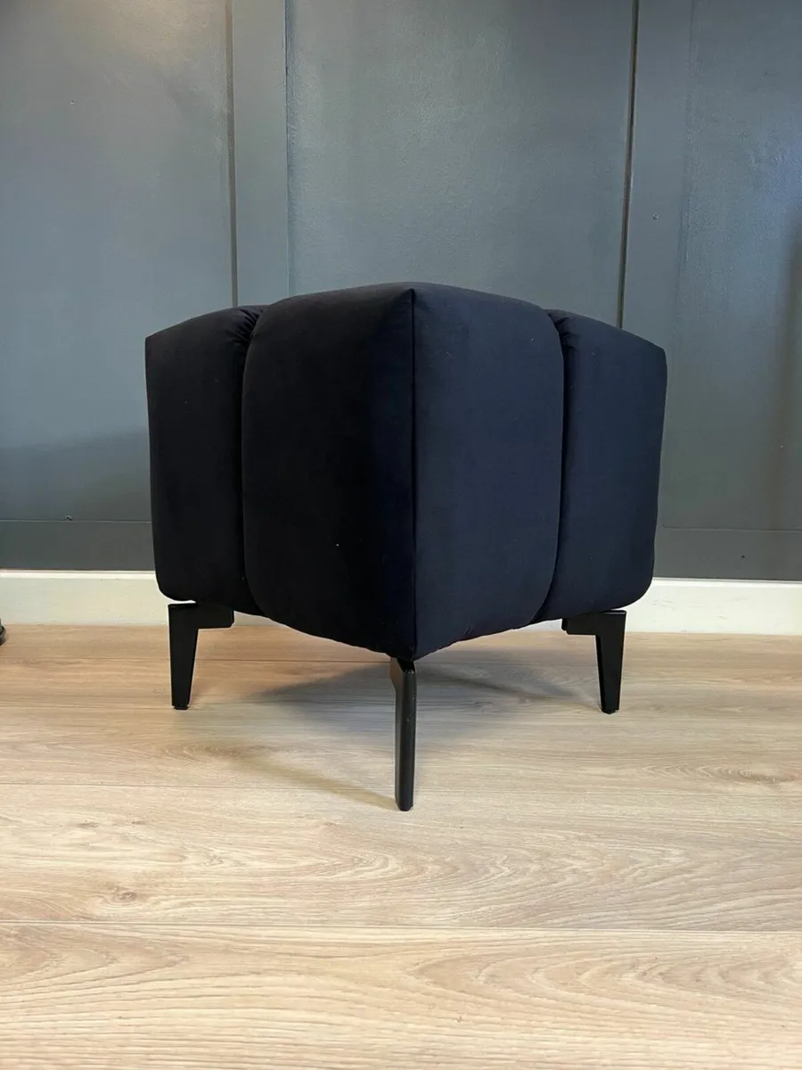 Bubble Cube Pouffe – Velvet Upholstery - Image 4