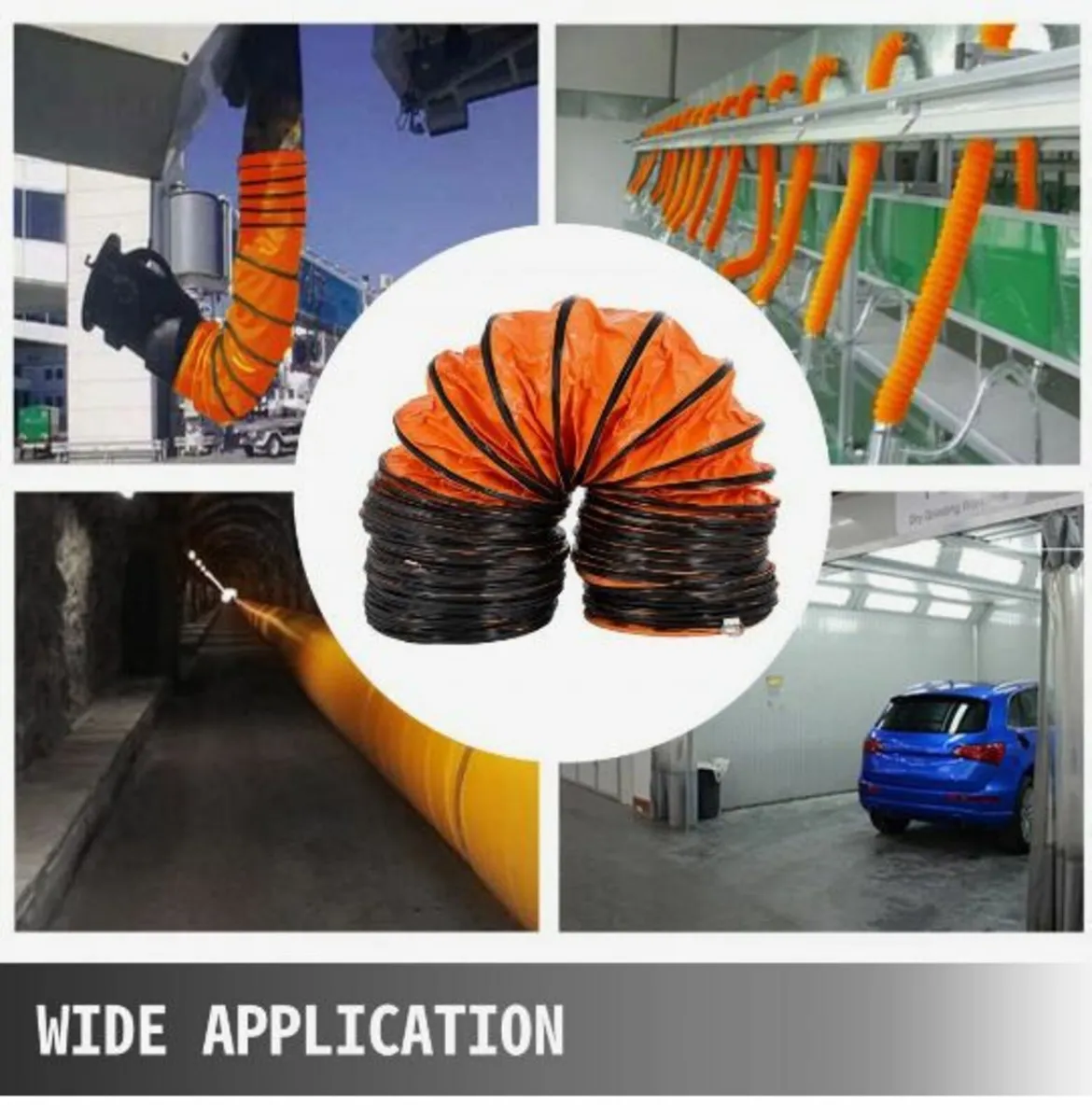 10 M/32ft PVC Flexible Duct Hosing for 300 MM/ - Image 4