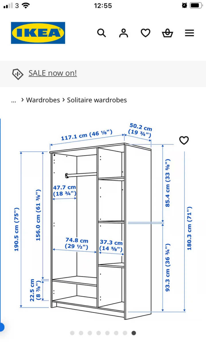 Ikea wardrobe - Image 2
