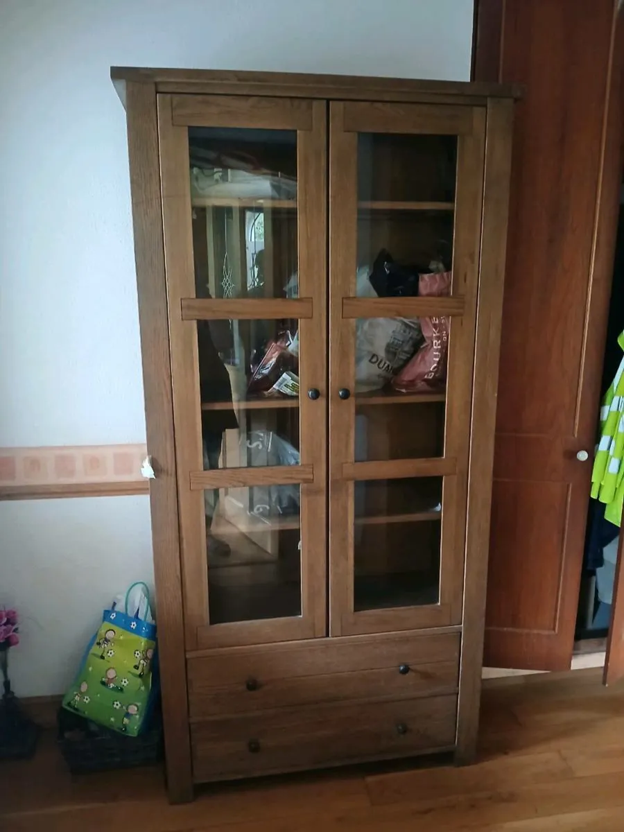 Solid wood cabinet - Image 1