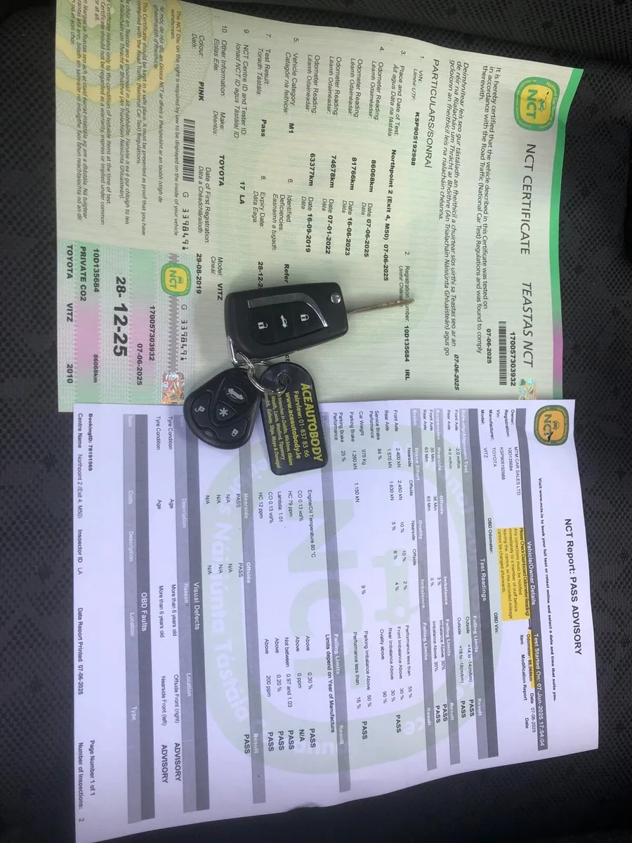 2010 toyota vitz automatic new nct - Image 2
