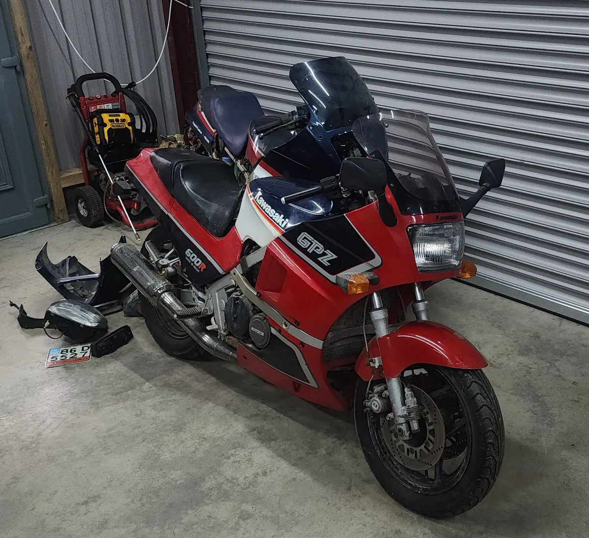 1986 Kawasaki GPZ 600R + 1987 Donor Bike - Image 2