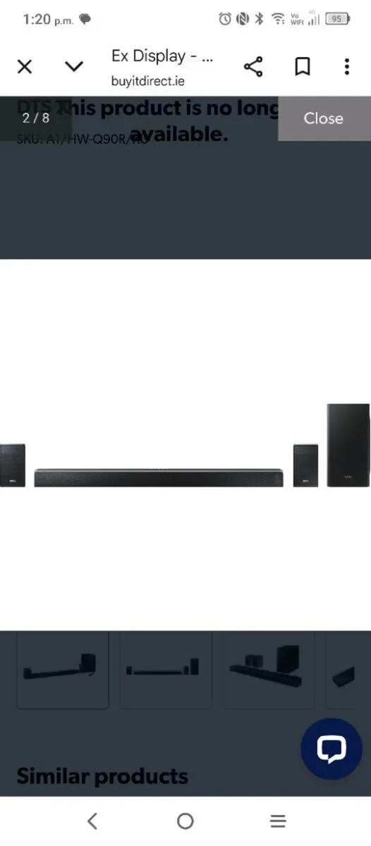 Samsung sound bar HW-Q90R - Image 1