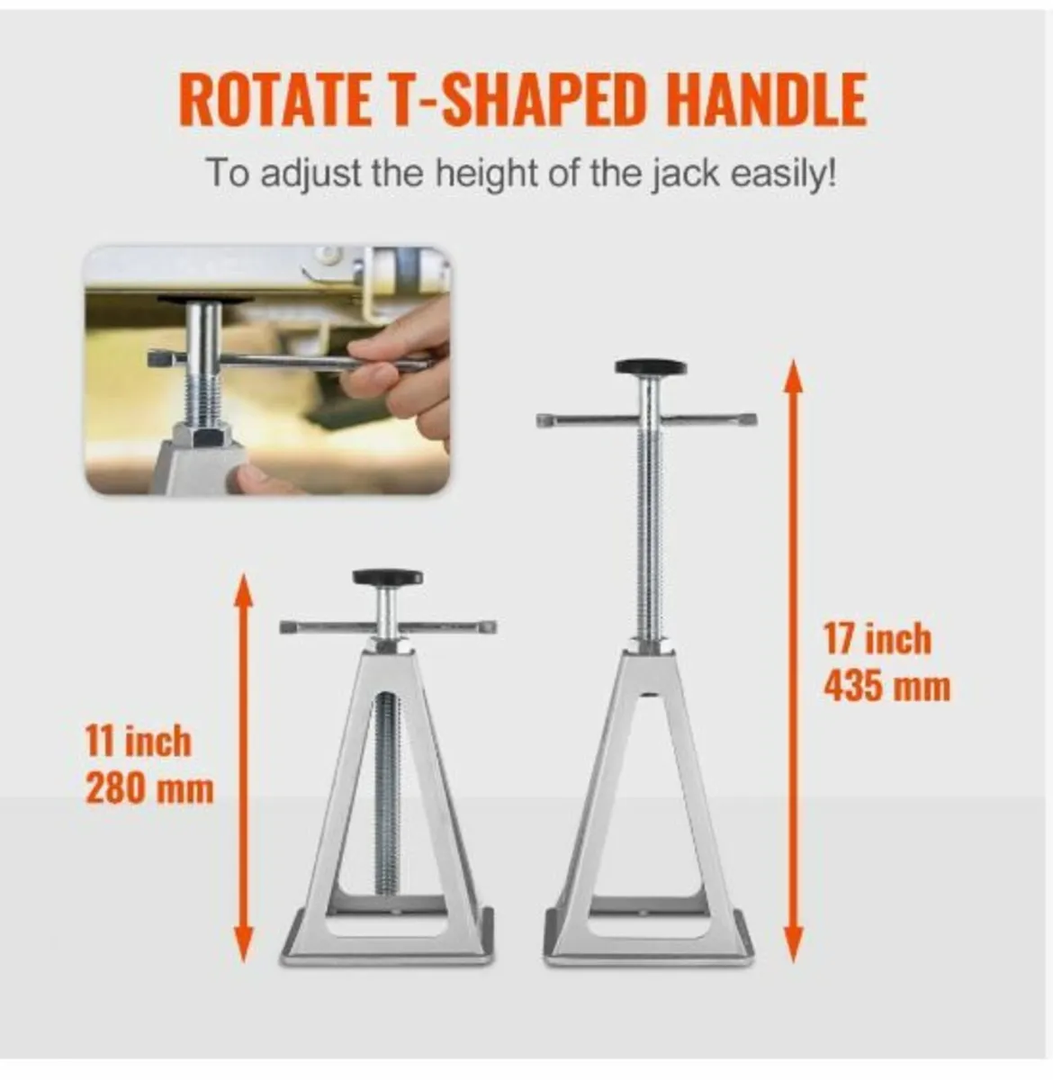 RV Stabilizer Jacks, 4 Pack Aluminum - Image 3