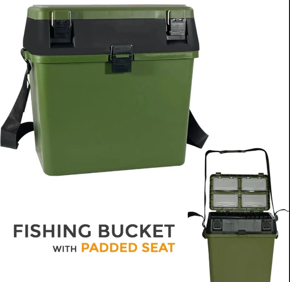 Fishing Tackle Box Bucket Seat NEW - Image 1