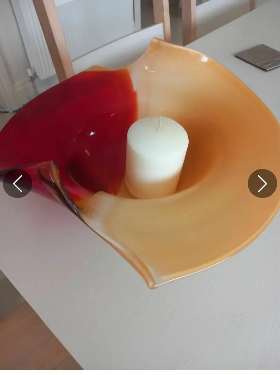 Vase & candle - Image 1