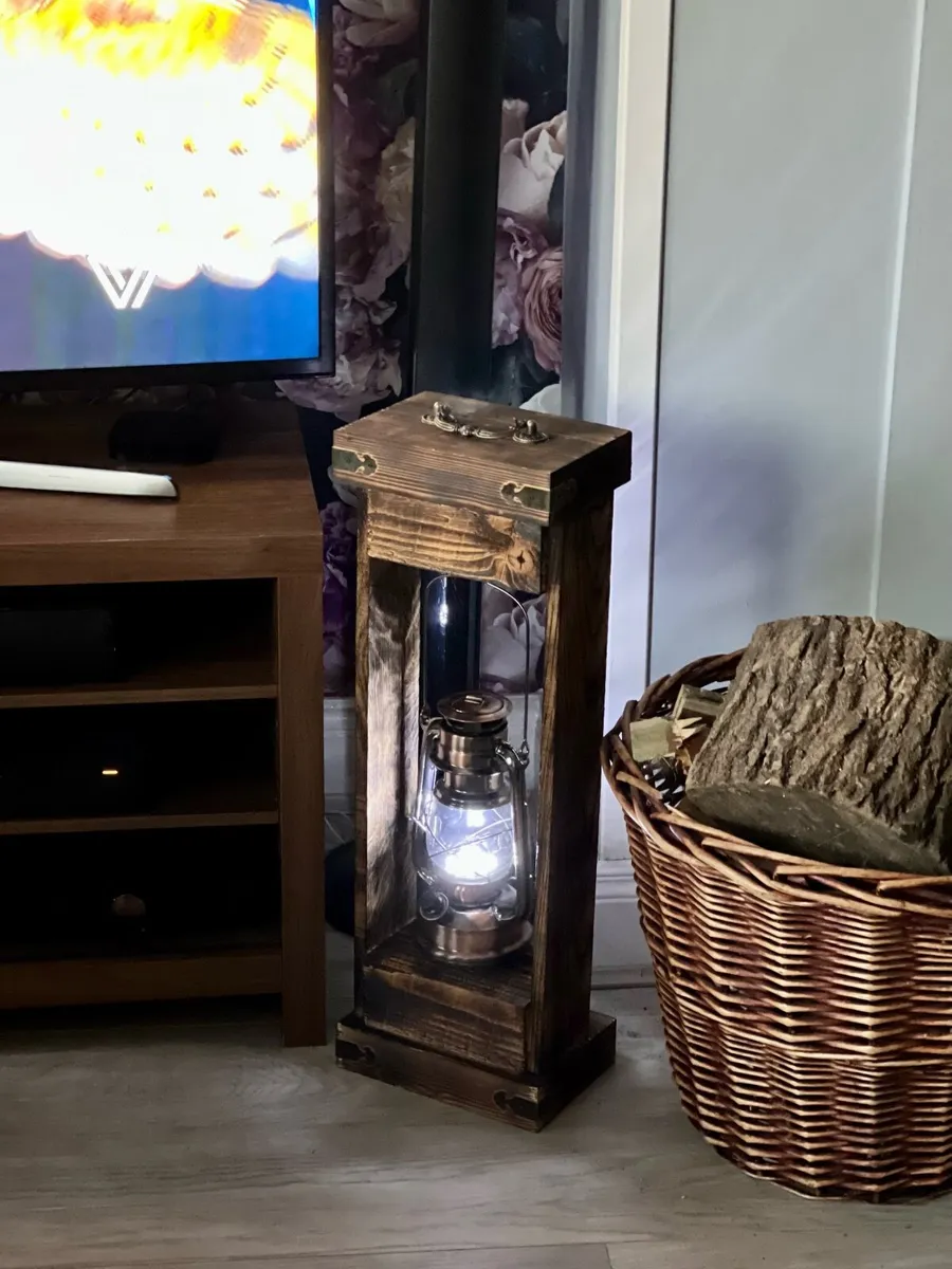 Handcrafted Wooden Lanterns Holders - Image 2