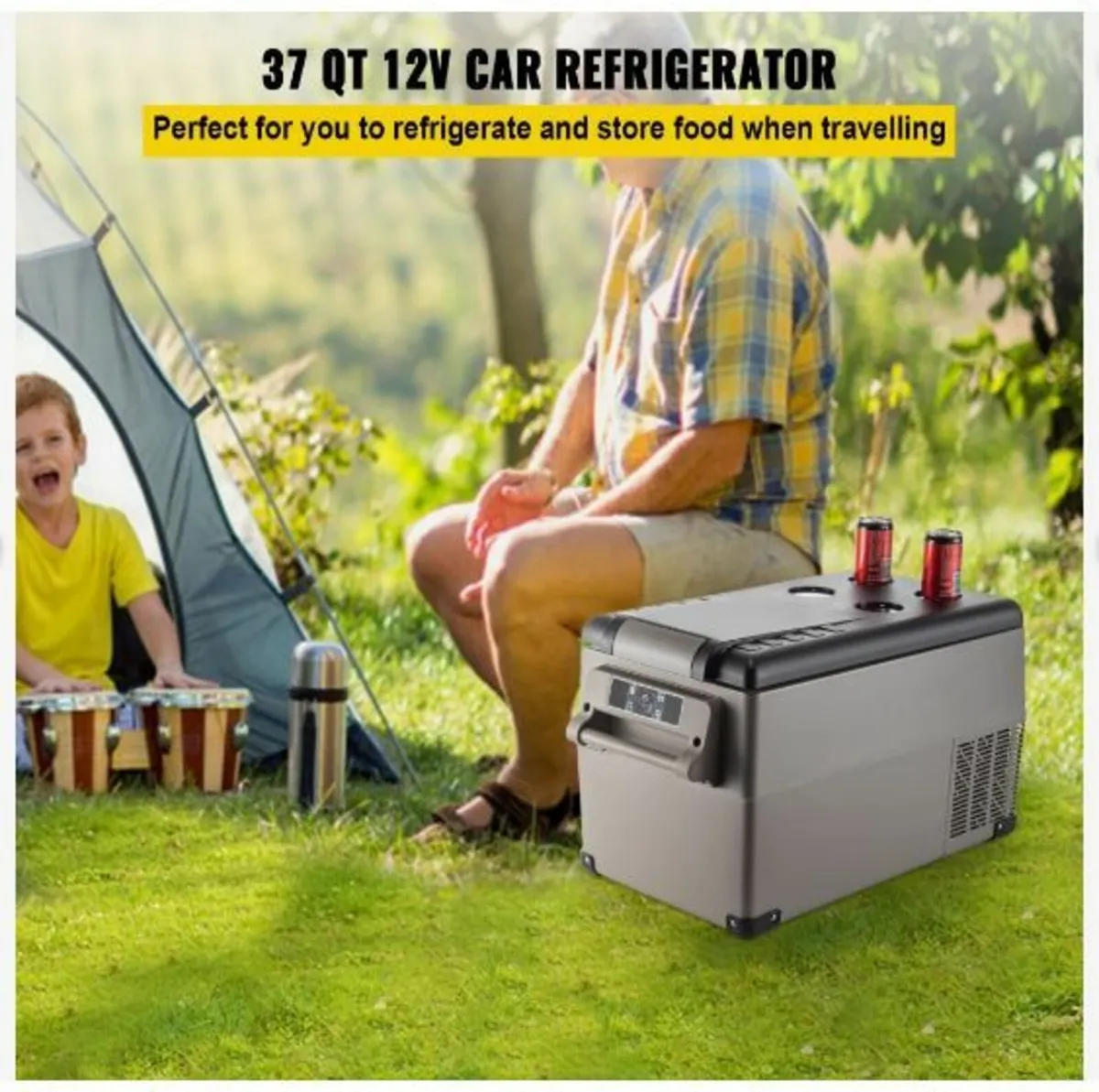 Car Refrigerator 35L Compressor Portable - Image 2