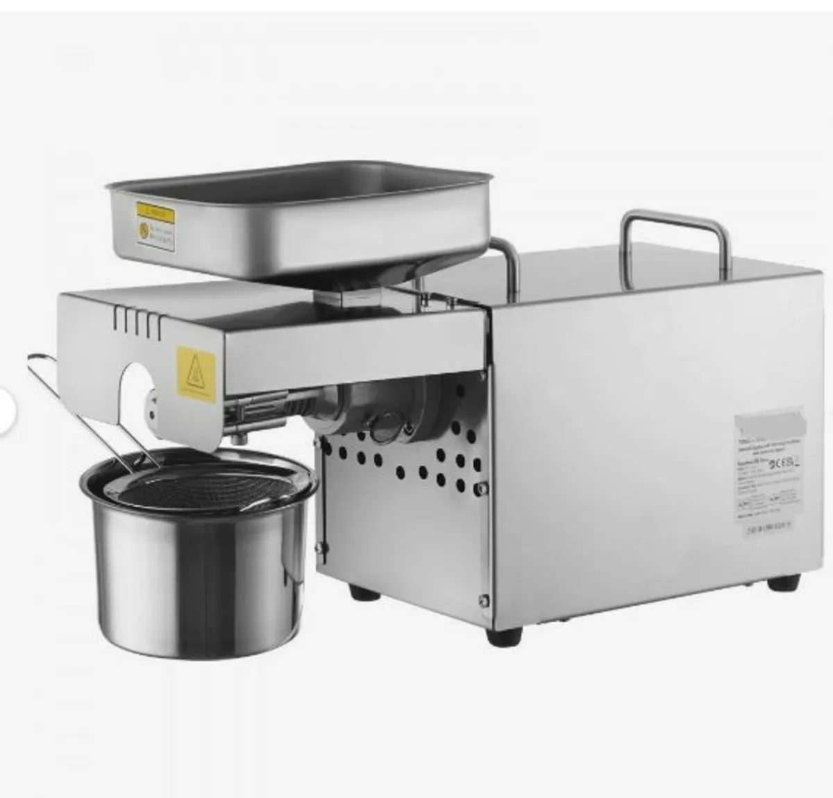 Electric Oil Press Machine, 850W Stainless Steel - Image 4