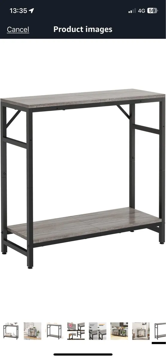 Narrow Sofa & Console Table - Image 1