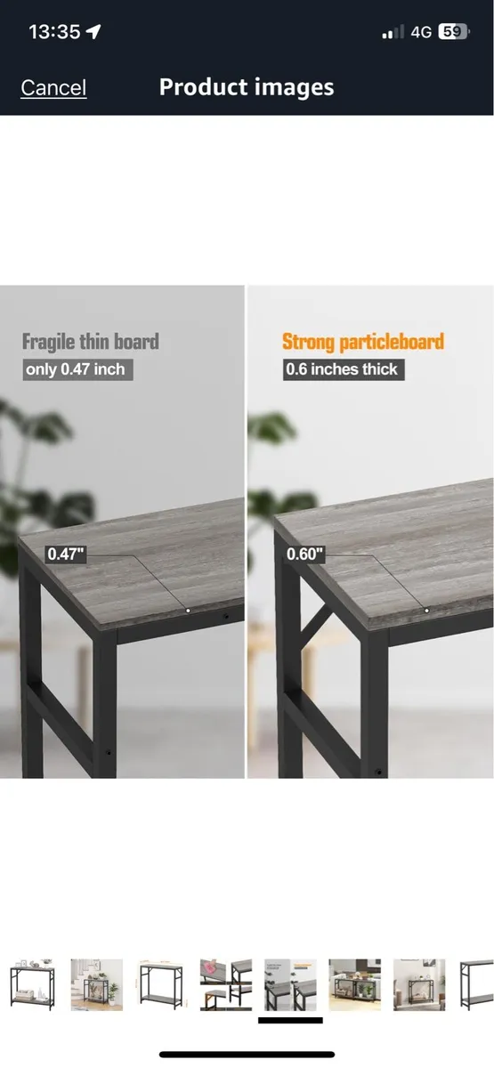 Narrow Sofa & Console Table - Image 3