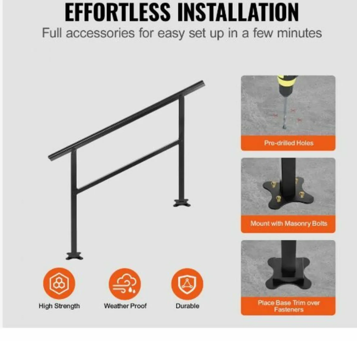 Handrail Banister Outdoor Stairs - Image 3