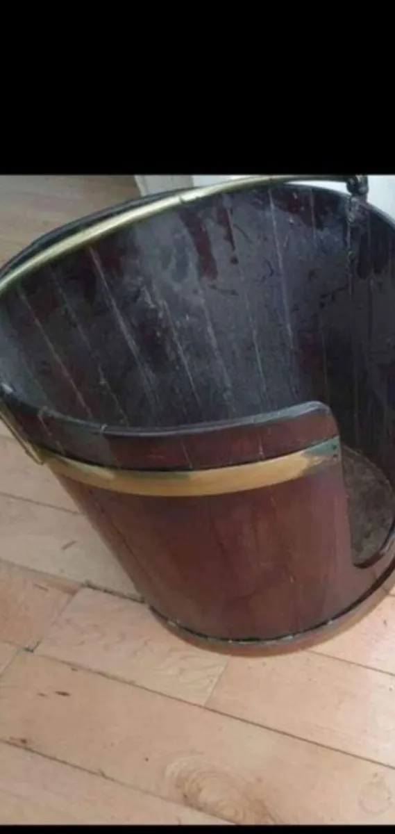 George 111 peat/plate bucket 1790s - Image 1