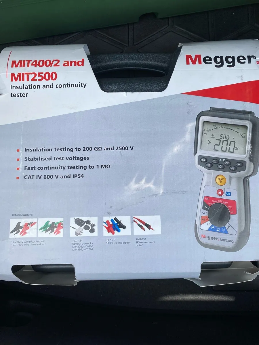 Megger tester mit400/2 - Image 1