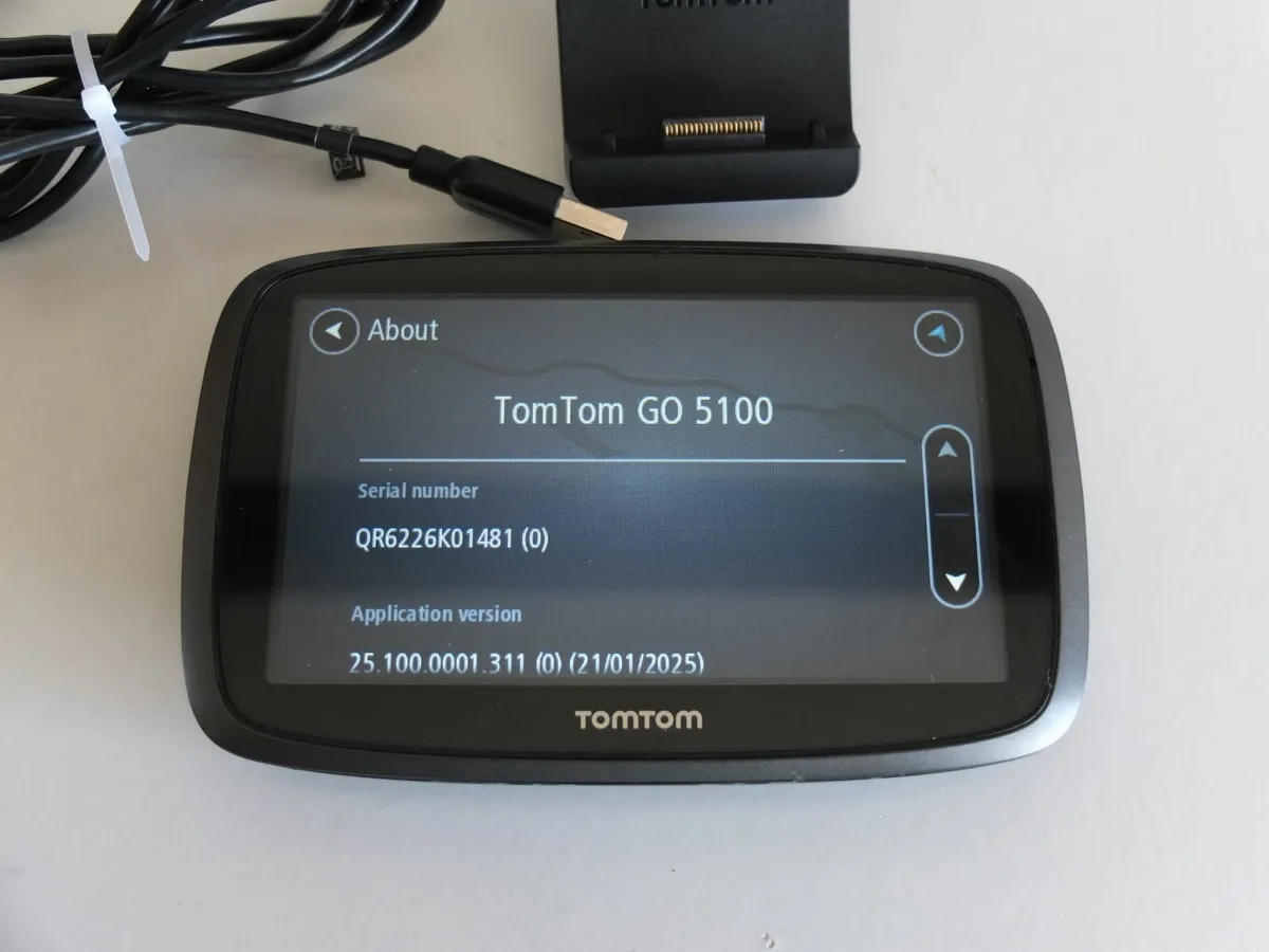 TomTom GO 5100 Sat Nav With Lifetime World Maps. - Image 3