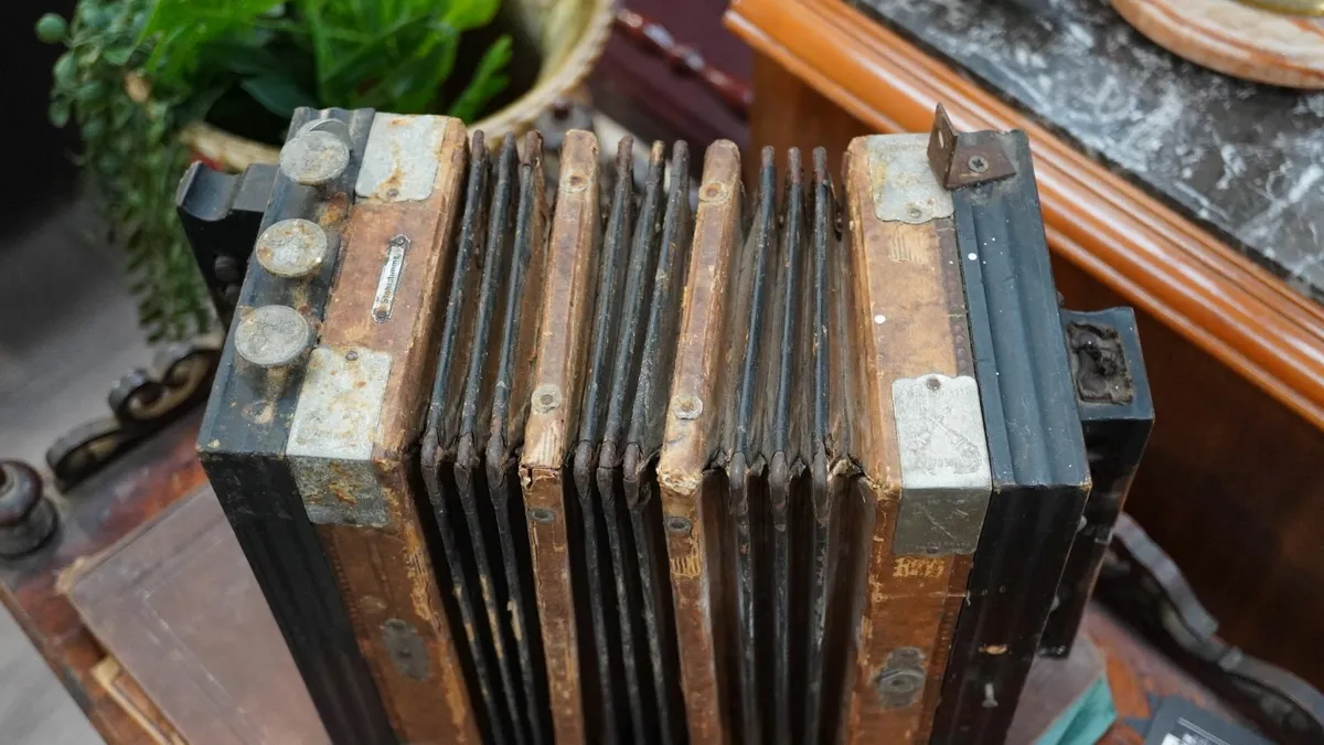 Antique German Concertina - "Stahlstimmen" Model - Image 4