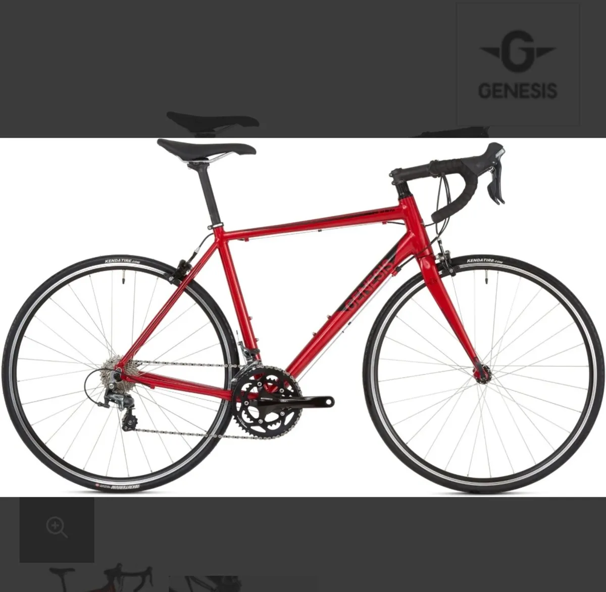 Genesis Delta Men’s Road Bike Red - Image 4