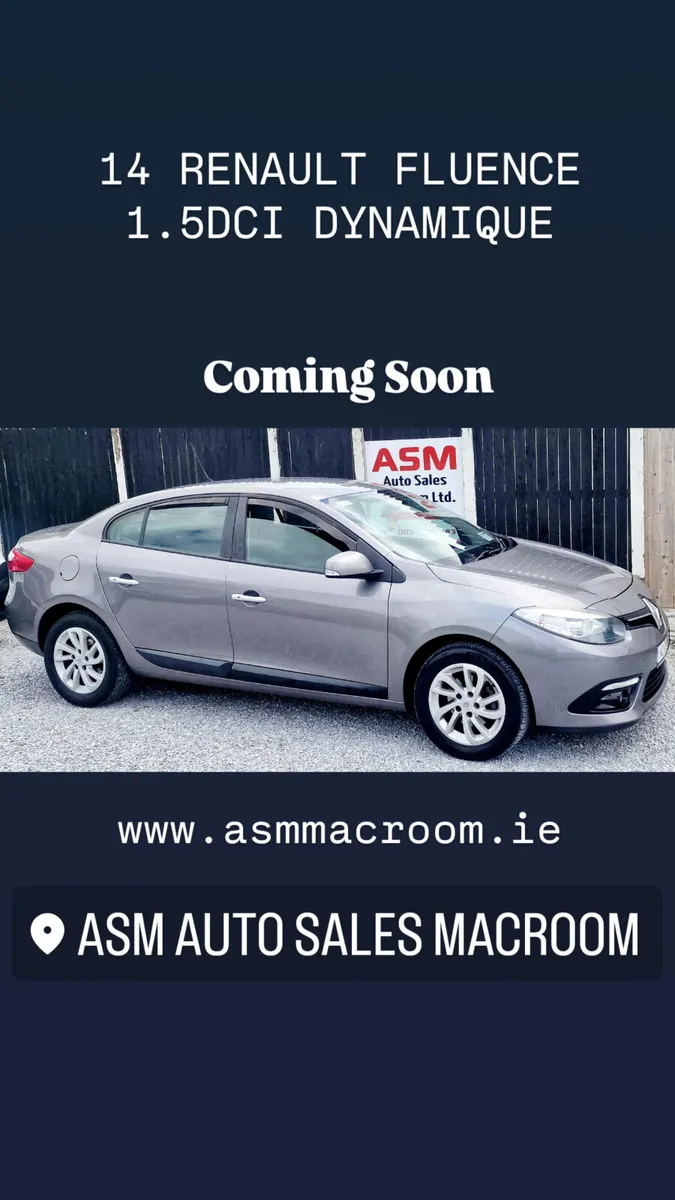 Renault Fluence 1.5dci DINAMIQUE 6SP NCT TAX