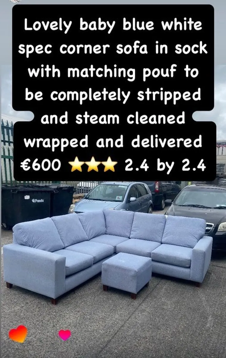 corner sofa pouf