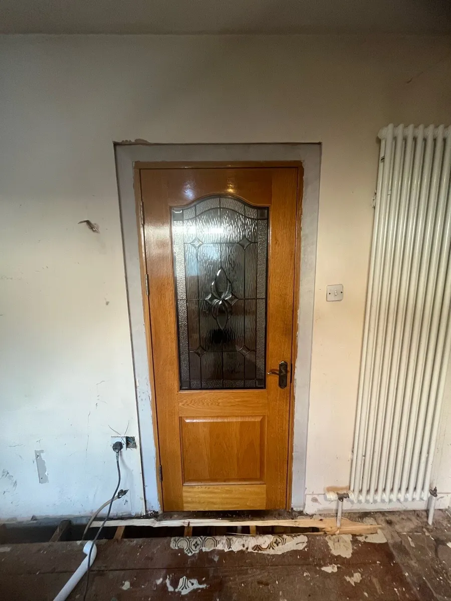 Solid wood door