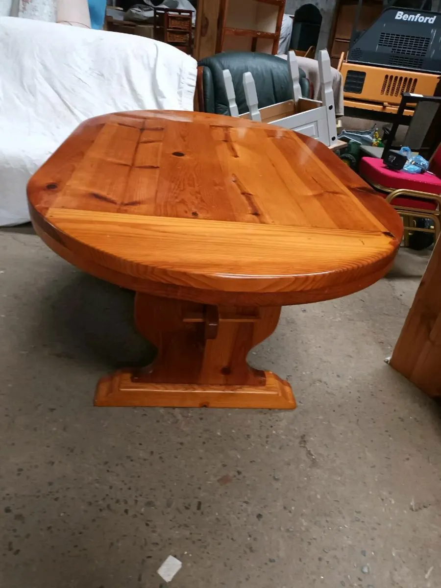 Heavy Pine Kitchen Table - Image 3