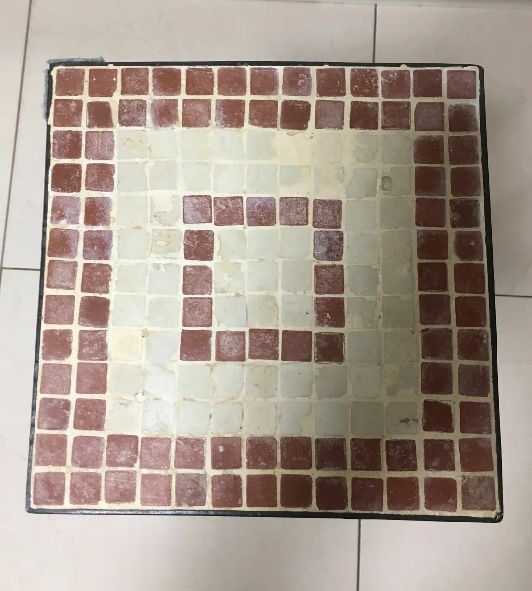Lovely Ornamental Square Top Mosaic Table - Image 4