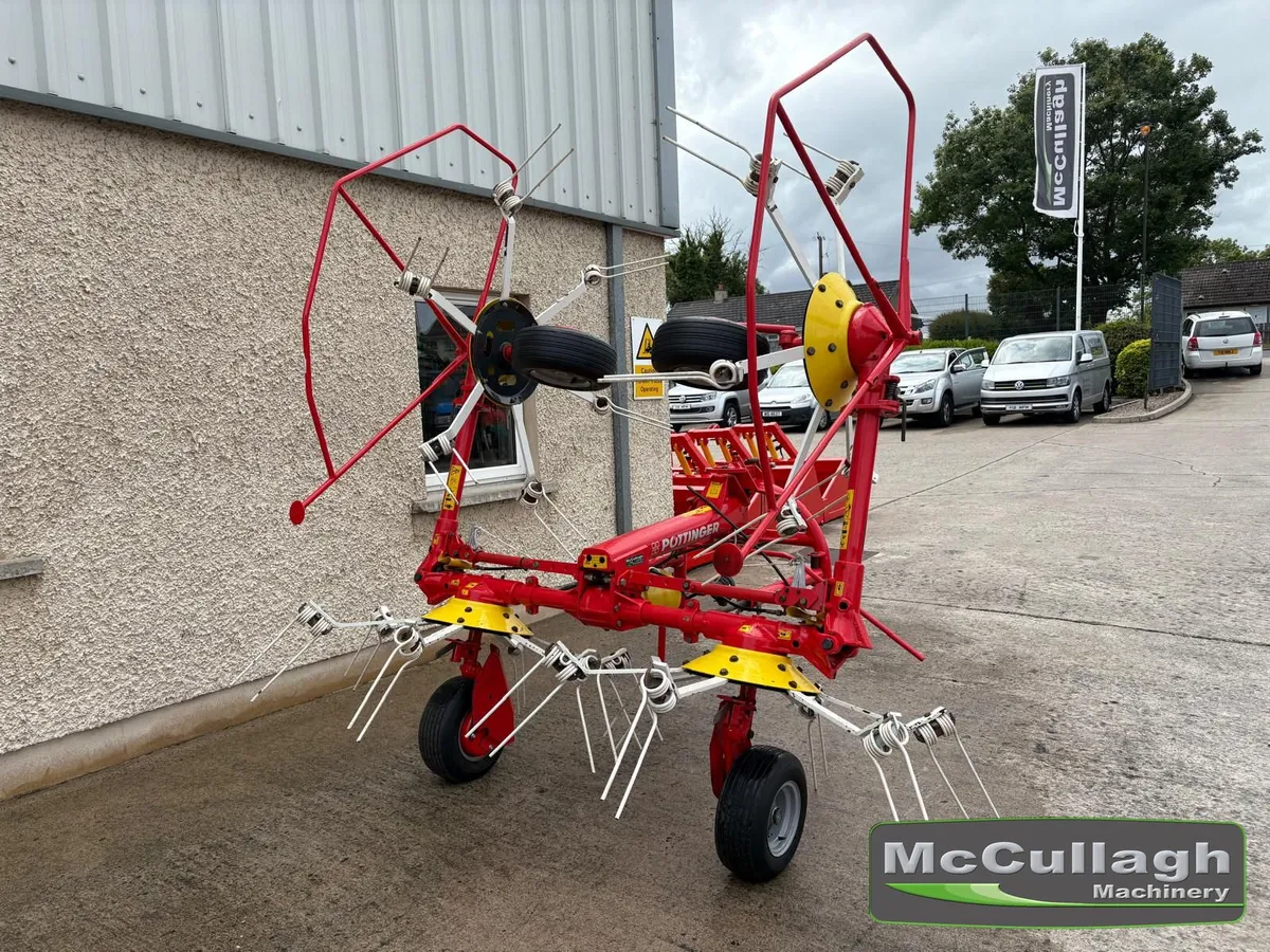 Used Pottinger Euro HIT 54N 4 Rotor Tedder - Image 4