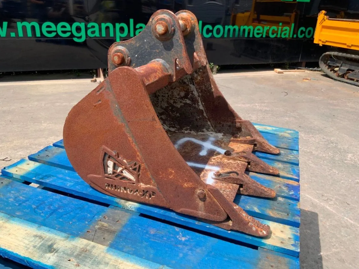 24" RHINOX MINI DIGGER BUCKET......35mm PINS...21 - Image 4