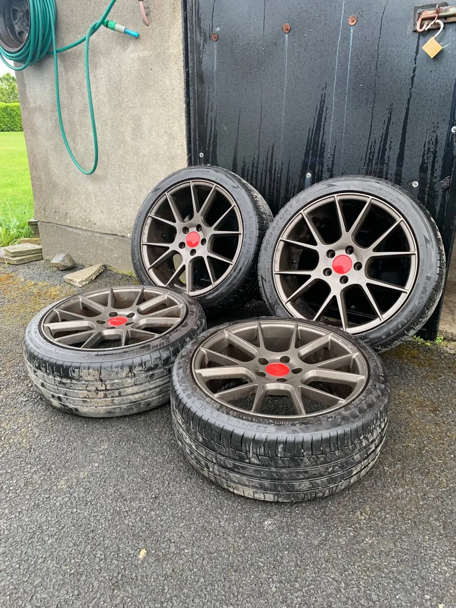 **18 inch Veeman VFS23 5x112 new tyres** - Image 1