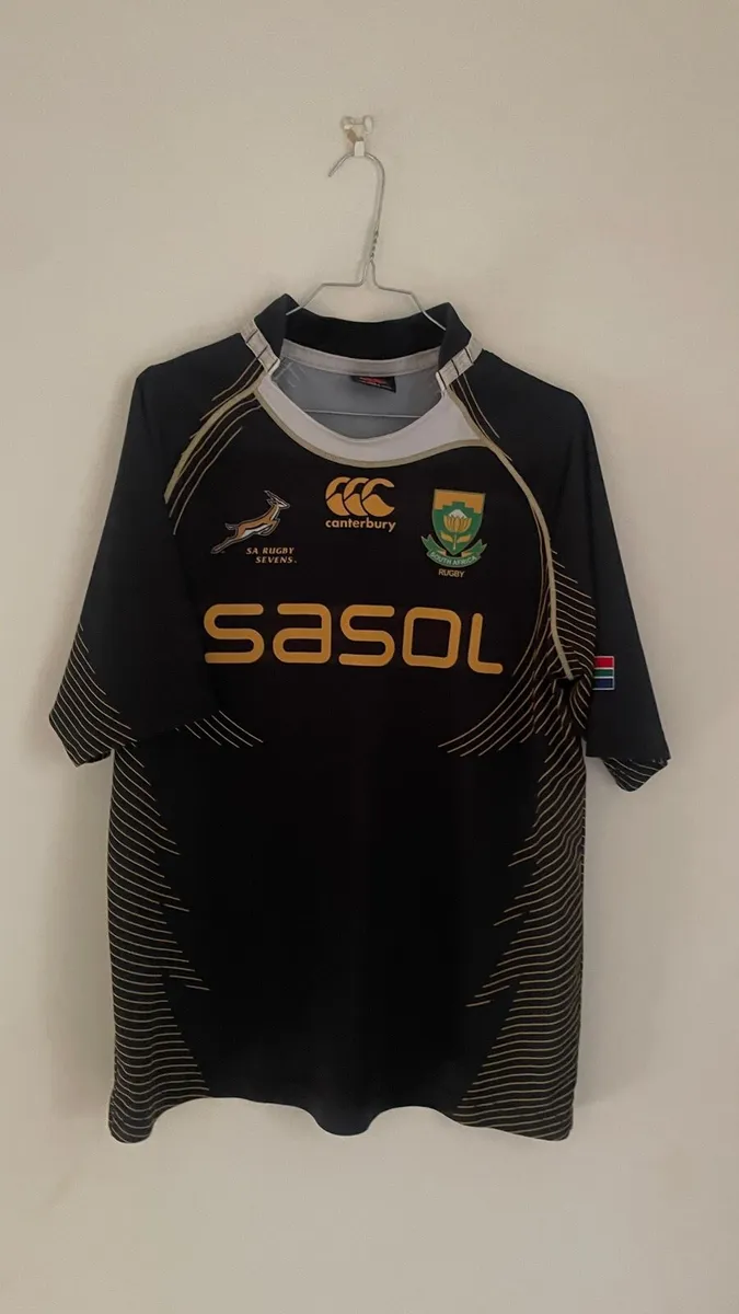 South Africa Rugby Jersey 2009/10 Player Jersey - Image 1