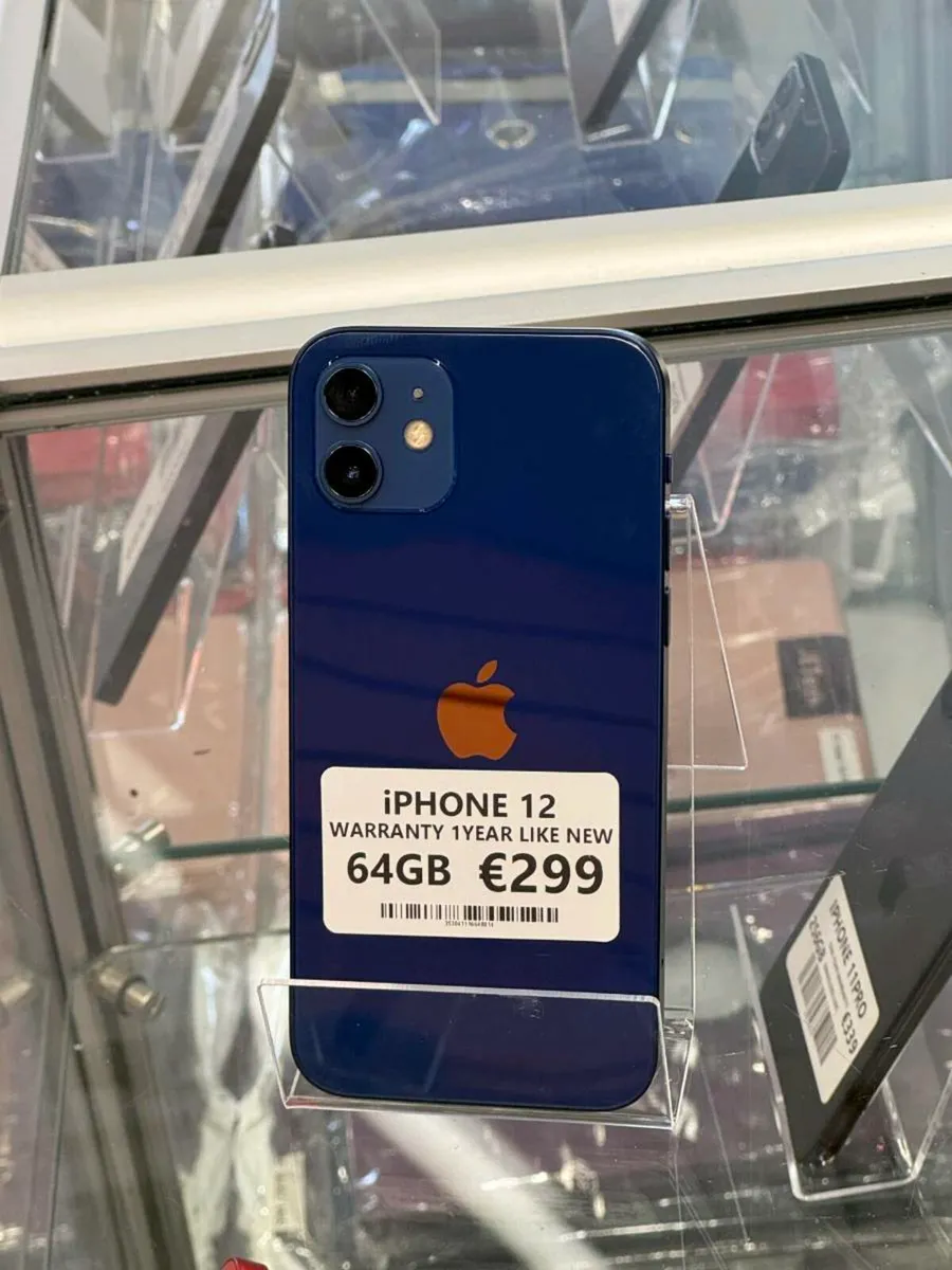 IPHONE 12 64GB 1 YEAR WARRANTY,  UNLOCKED - Image 2