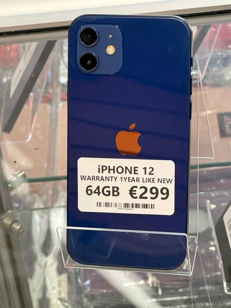 IPHONE 12 64GB 1 YEAR WARRANTY,  UNLOCKED - Image 3