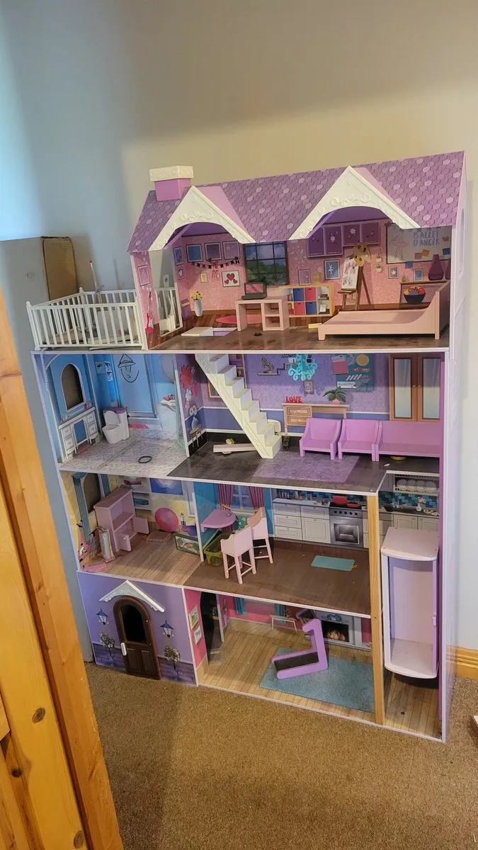 Dolls house, ikea storage unit