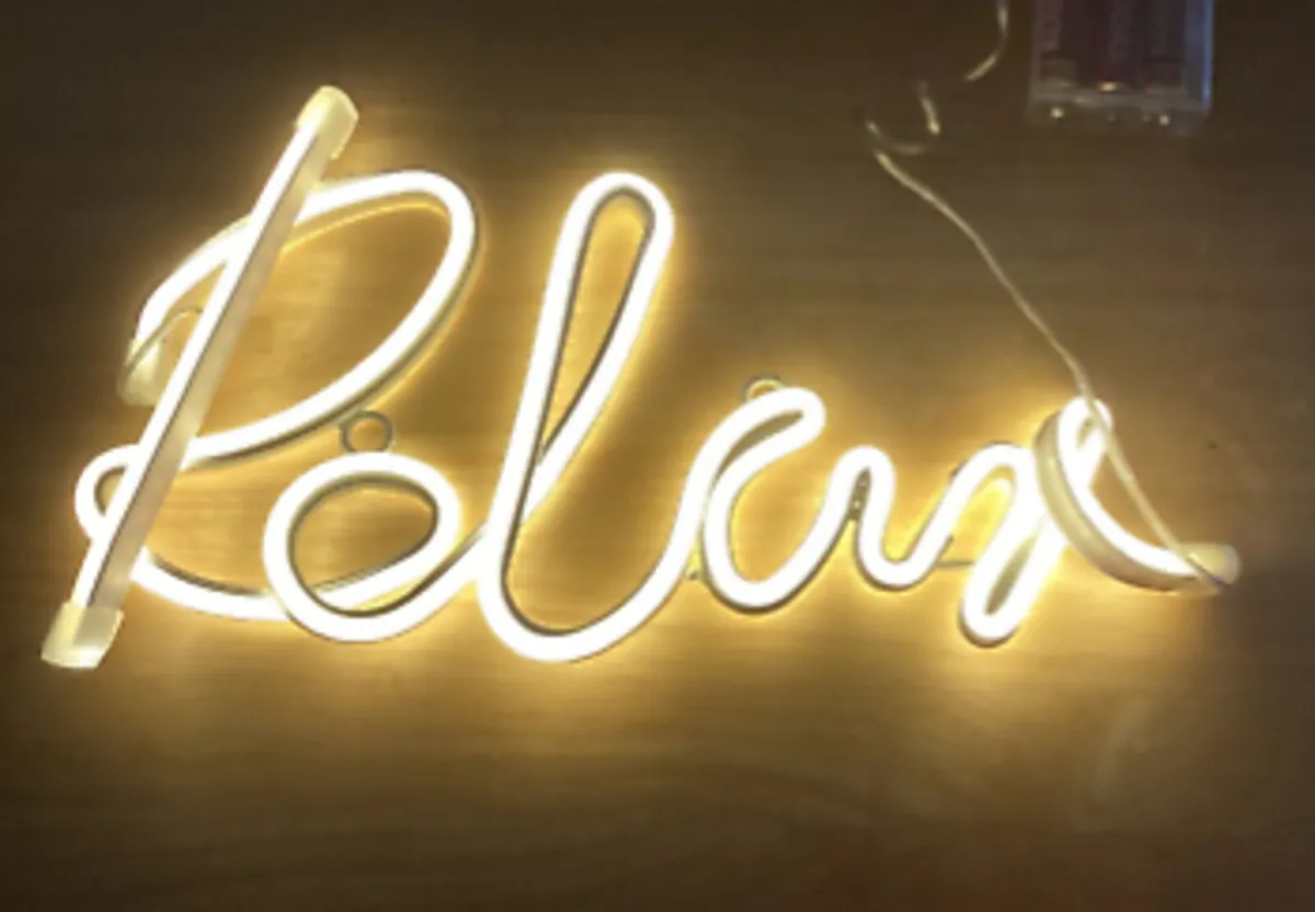 Brand New Neon Decoration  RELAX Warm White Light - Image 1