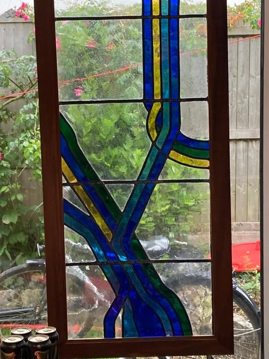 Stained Glass Window Panels 130 Length, 55 Wide - Image 2