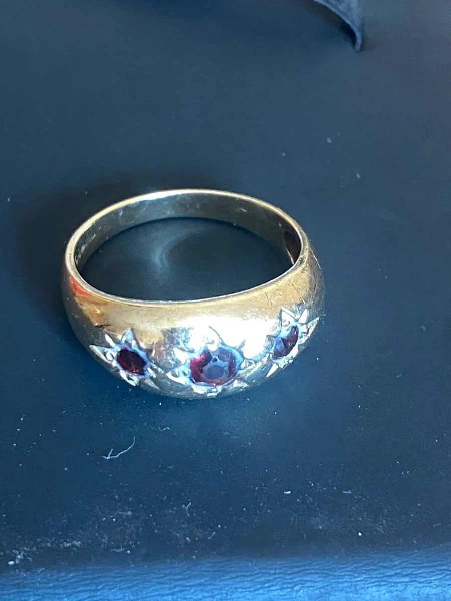 Gold rings mens (L) X2 Celtic  and Gypsy - Image 4