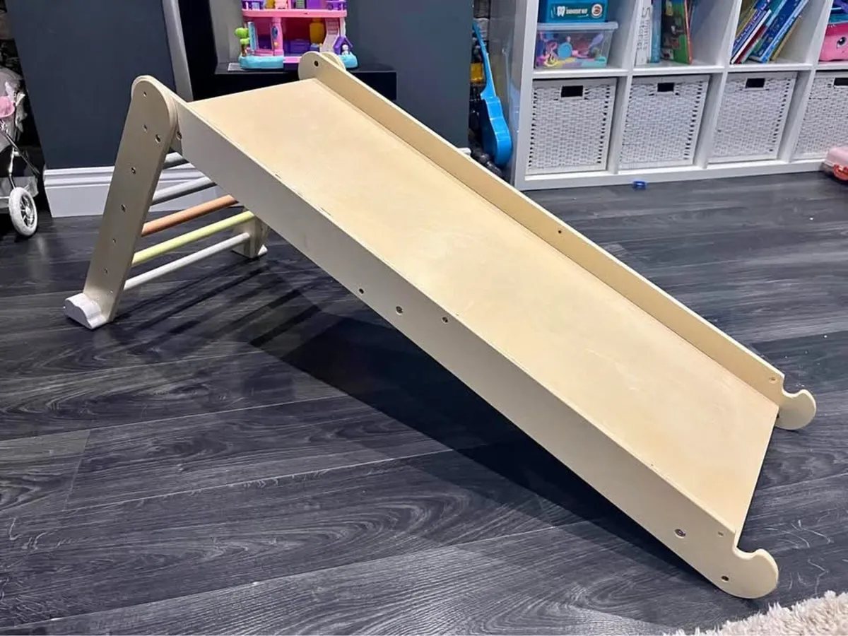 Wooden Slide/Climbing Frame - Image 2