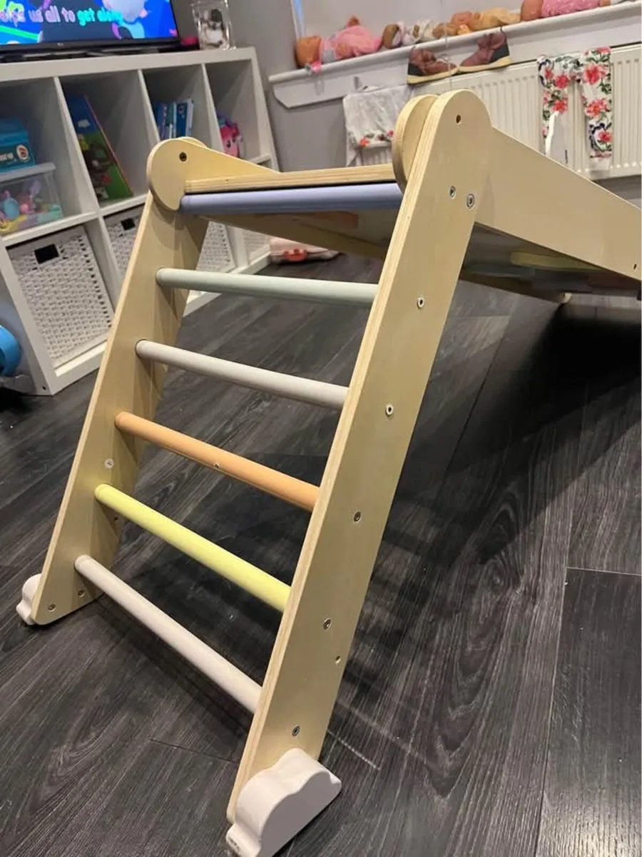 Wooden Slide/Climbing Frame - Image 3