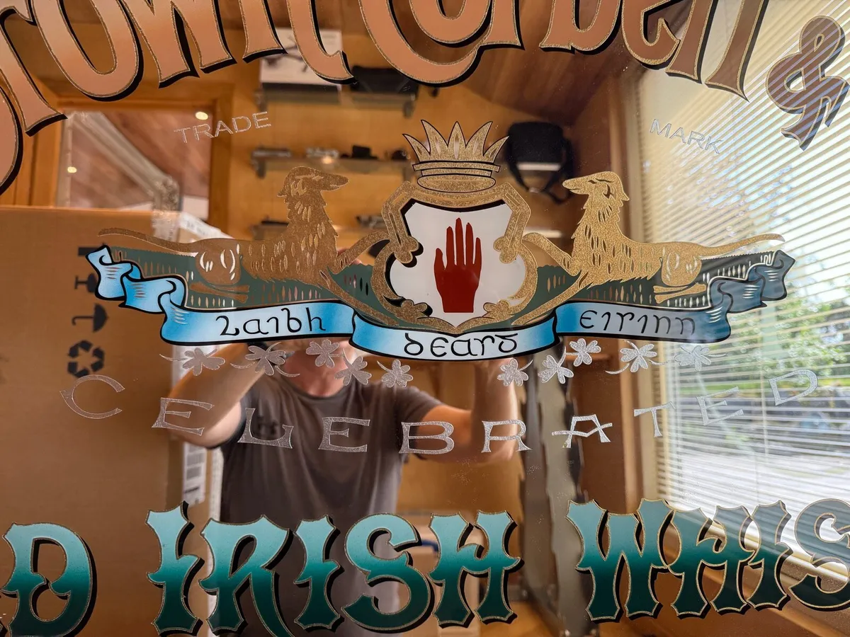 Pub Mirror Brown Corbett & Co - Image 2